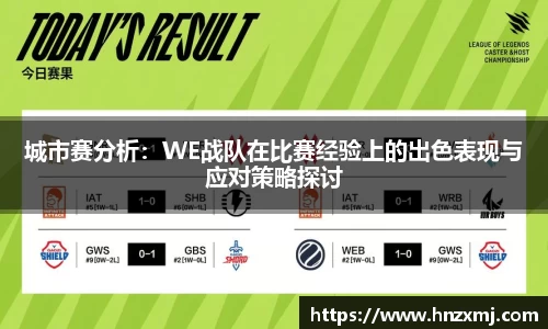 城市赛分析：WE战队在比赛经验上的出色表现与应对策略探讨